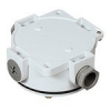 Ceiling watertight junction box in aluminium alloy for installation of pendant lighting fixtures IP65