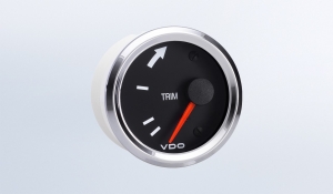 VDO Vision Chrome Trim Gauge for Mercury/Volvo Penta/OMC ... mercury trim gauge wiring 